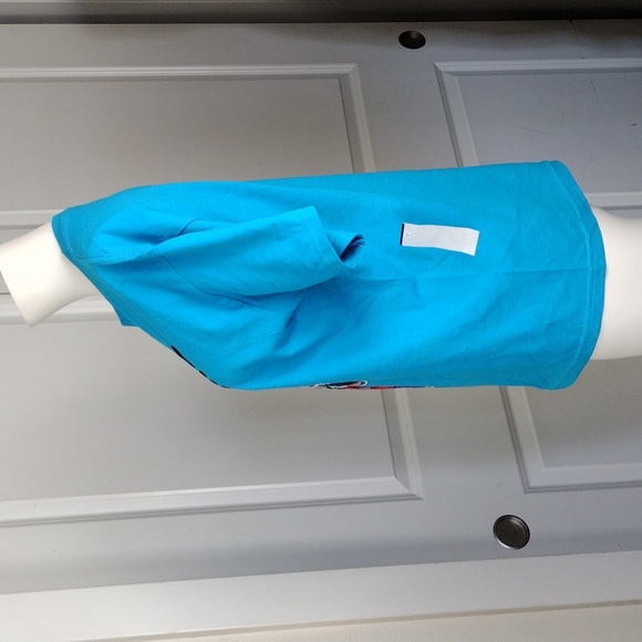 Audio Counsel THIS IS MY GAME FACE Teal Blue T-shirt - Picture 2 of 6